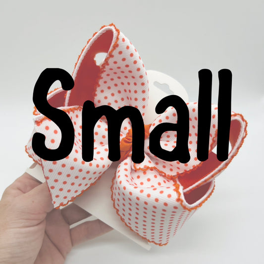 Orange Bitty Dot - SMALL